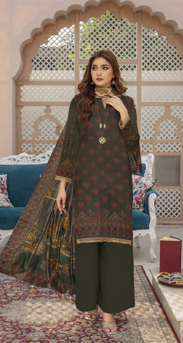 Urban - 03 Piece Digital Print dhanak